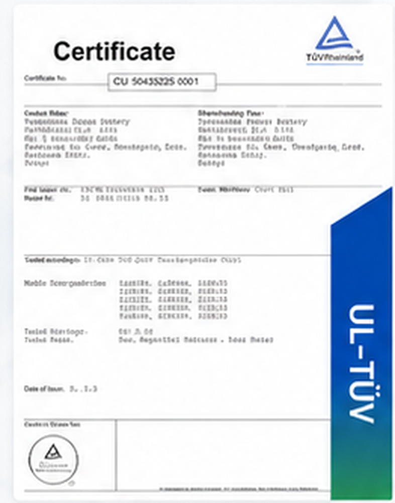 UL TUV Safety Certification
